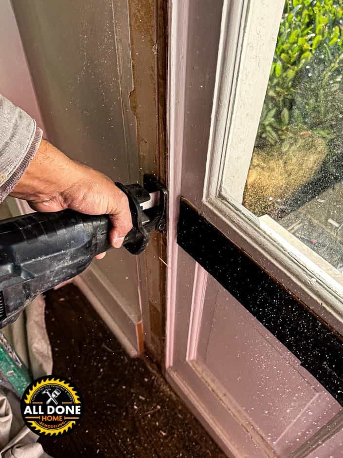 Door hardware installation