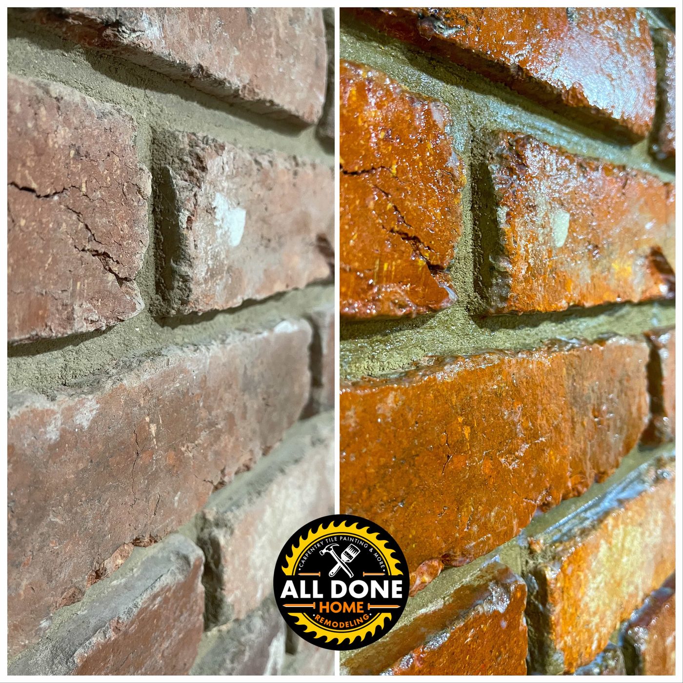 Exterior brickwork repair